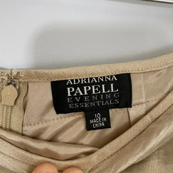 Adrianna Papell Evening Essentials Scalloped Tiered Skirt - Picture 4 of 4